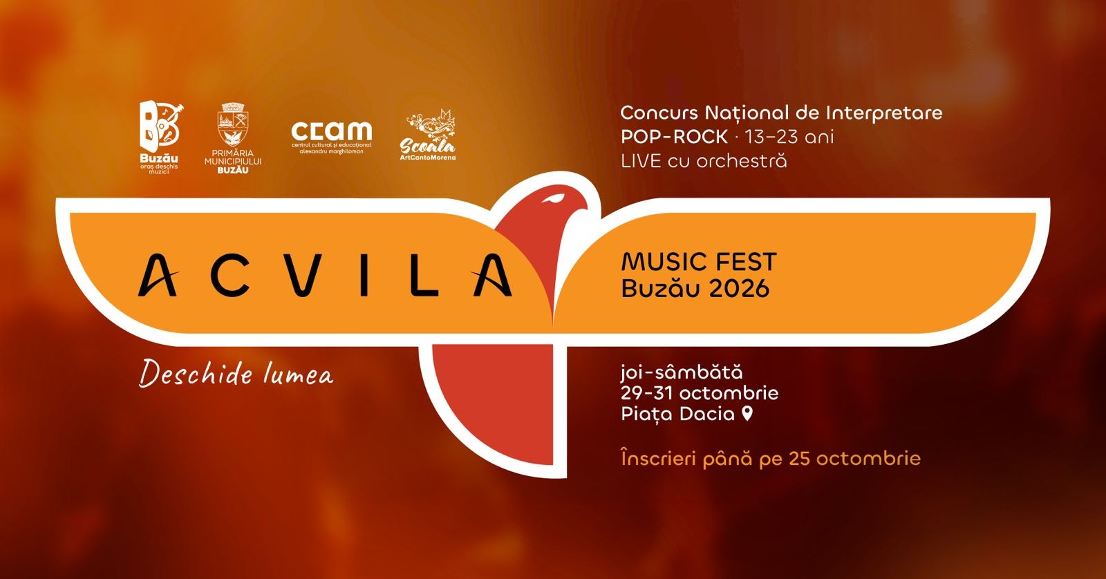 Afișul ACVILA MUSIC FEST 2026